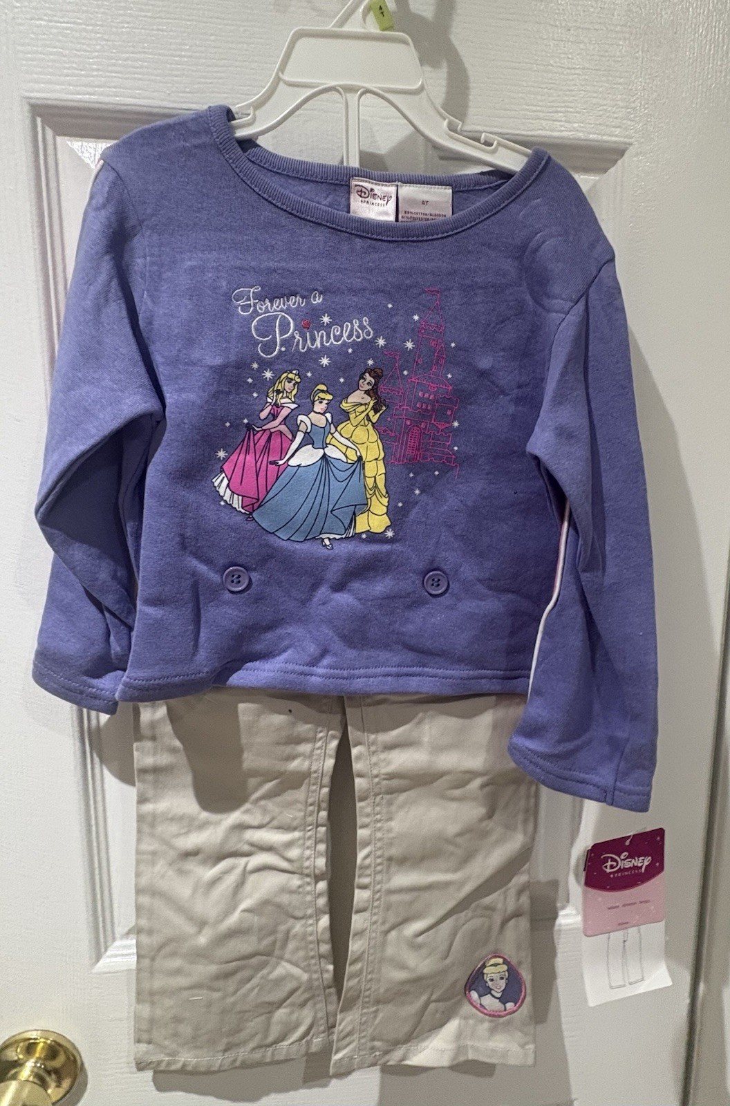 Disney Princess 2pc Sweatshirt & Pants Set