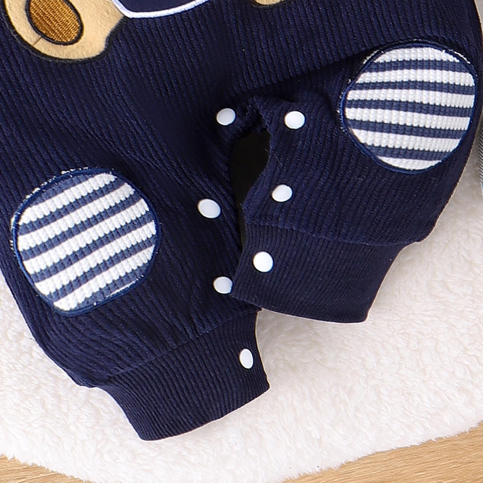 TOKIAGO 12-18 Month Boy Clothes Baby Hoodie Romper Fall Months, Blue