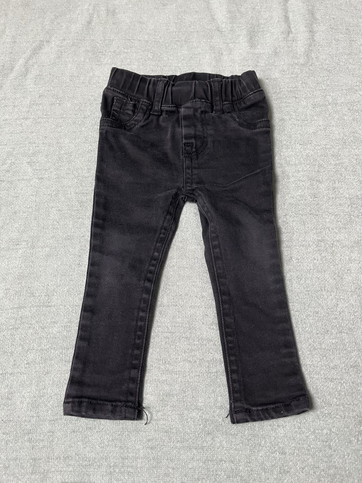 Beau Hudson Baby Black Skinny Jean Pull-On Jeans Size 1