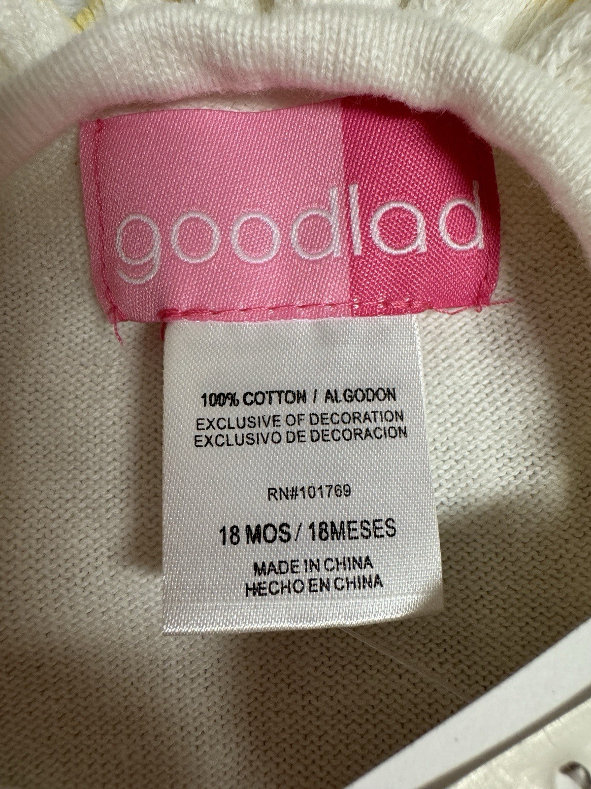 Good Lad 100% Cotton 2 Piece Embroidered Rainbow Noah’s Arc Pants Set 18M