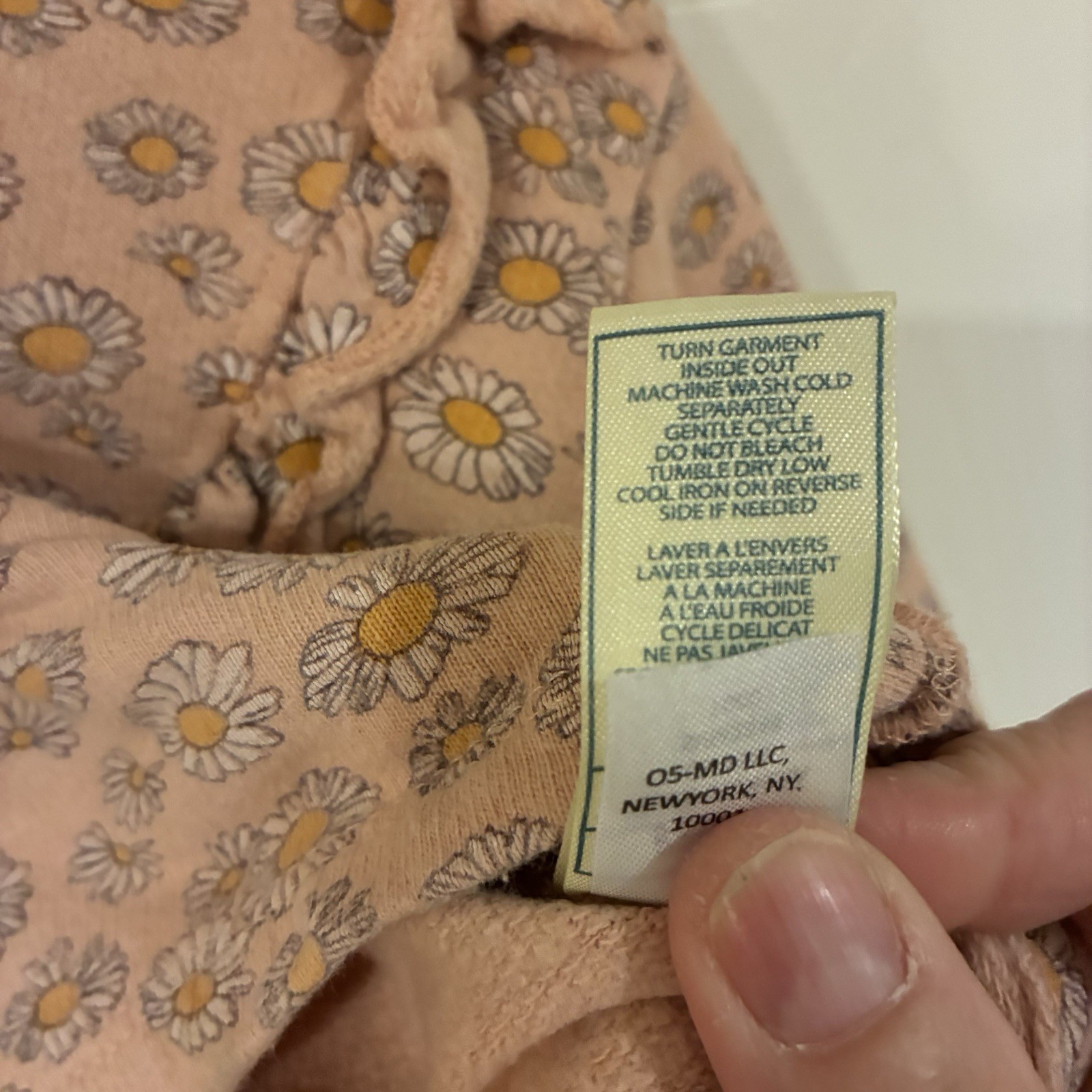 7 For All Mankind Floral Ruffle Pants Set 12M Pink Yellow Top & Pants Cotton