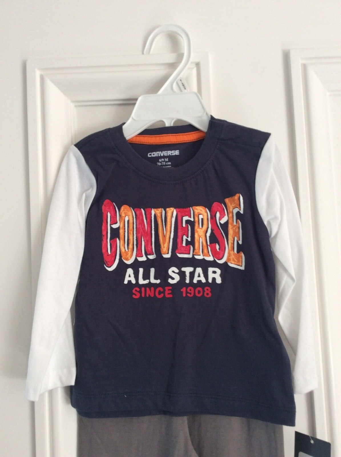 CONVERSE ALL STAR 2 PIECE SET COMFYS AGE 3-6 MONTHS & 6-9 Months BNWT
