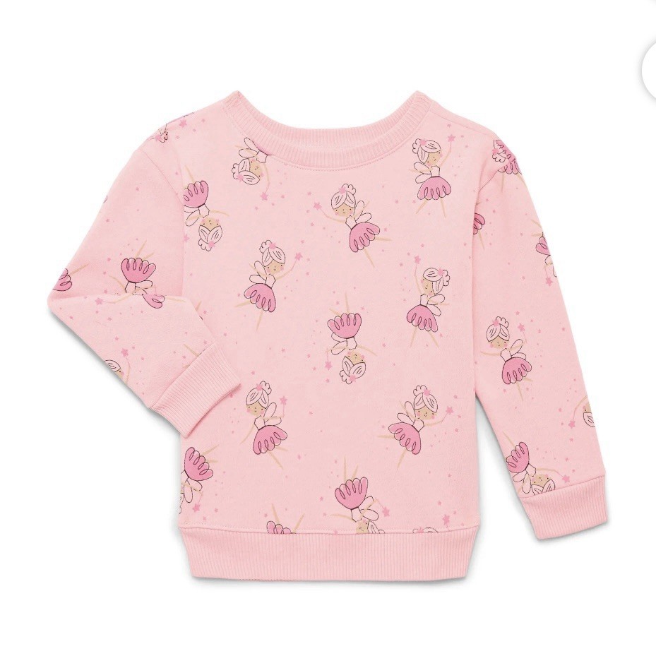 Garanimals Girls 2 Piece Set 4T Pink Ballerina Cotton Outfit Fall Winter