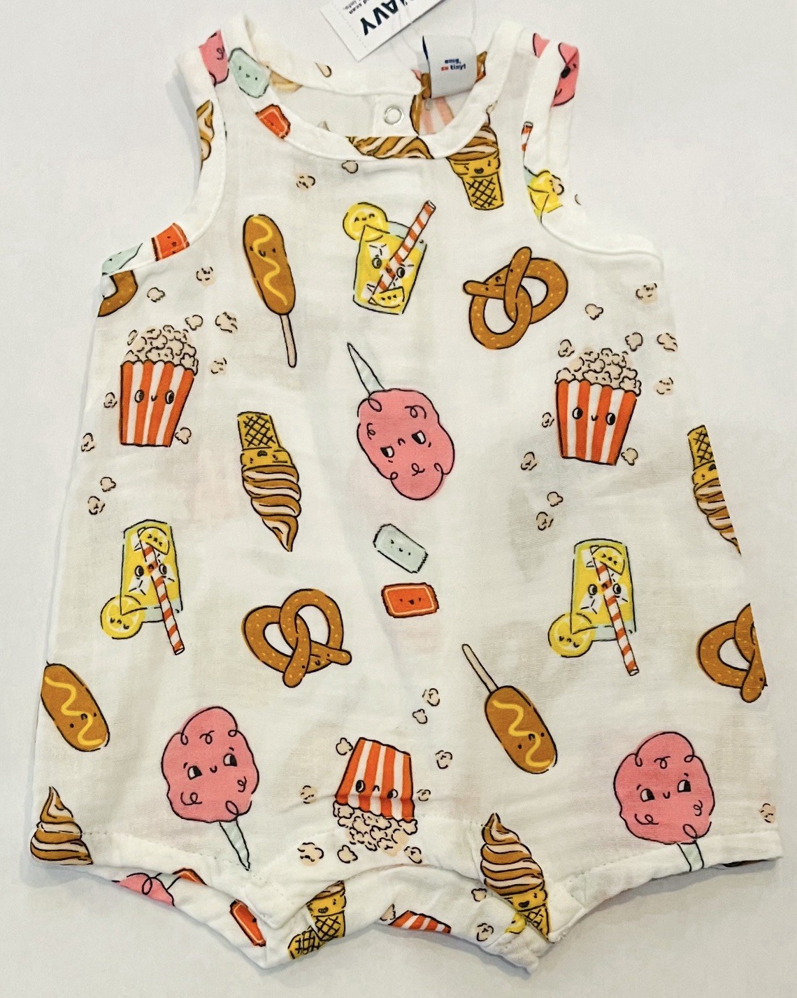 Old Navy Baby Boy Girl 0-3 Months Romper Cute Summer Outfit New