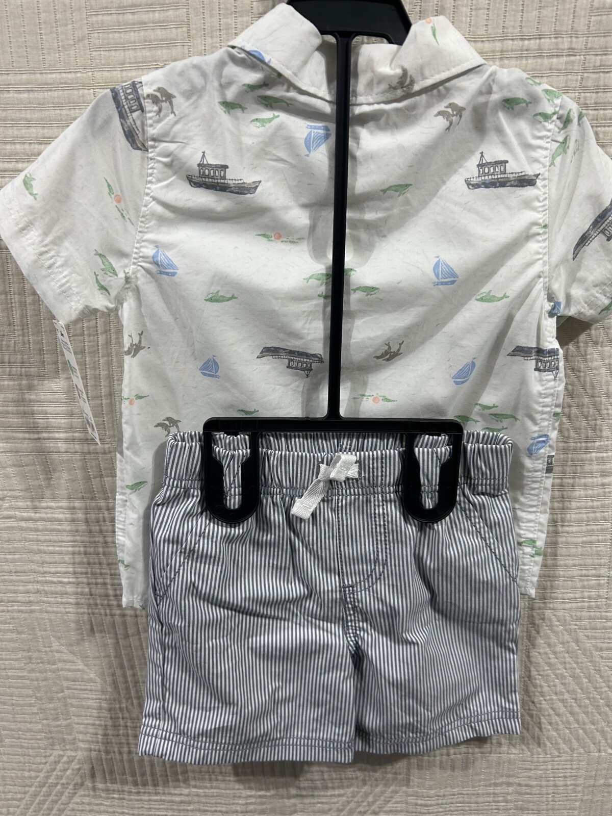 Baby boy Child of Mine 2 piece cotton short outfit multiple sz 6/9,12,24M