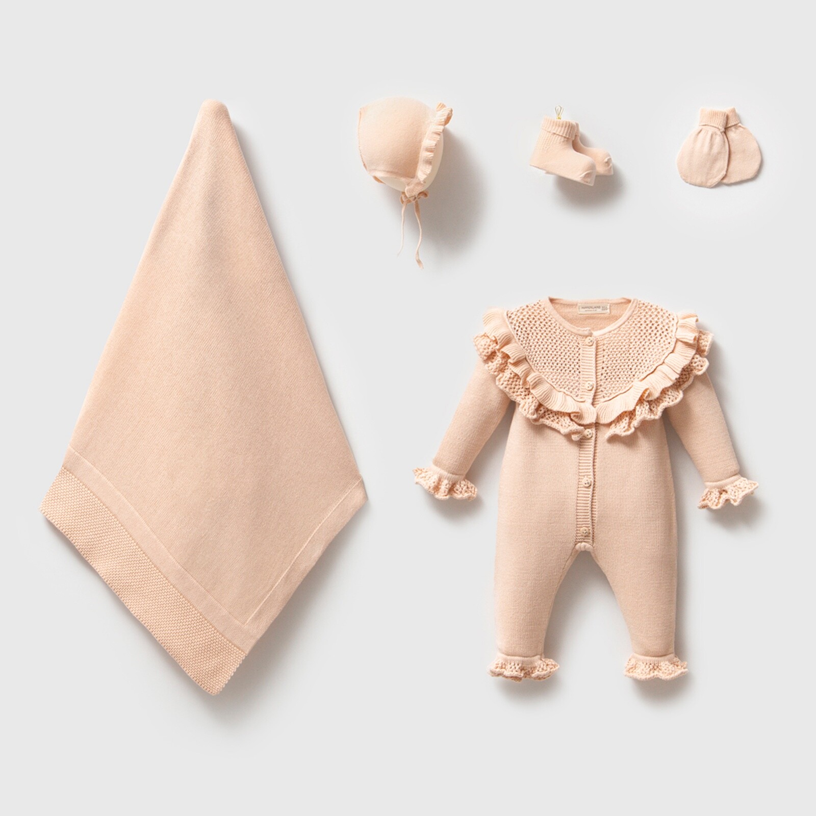 Newborn Knit Outfit Set – Organic Baby Clothes, Newborn Take Home Outfit
