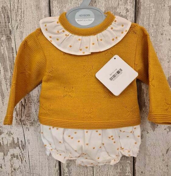 Baby Girl Spanish Style Jam Pants and Jumper Set / Outfit