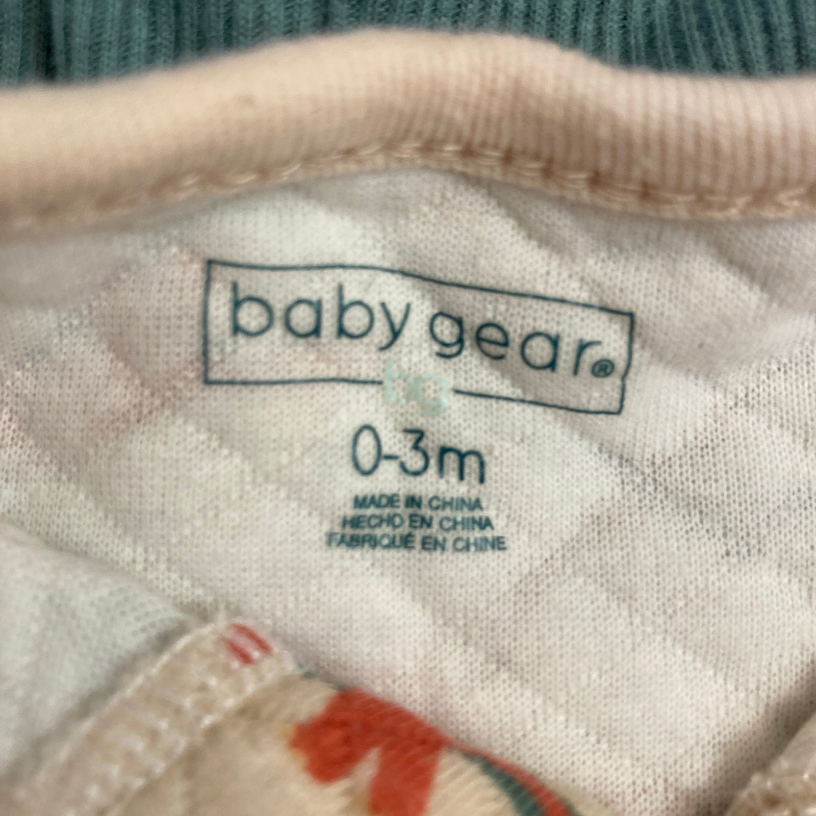 Baby Gear Dinosaurs Two Piece Quilted Jacket Rib Knit Pants Matching Set