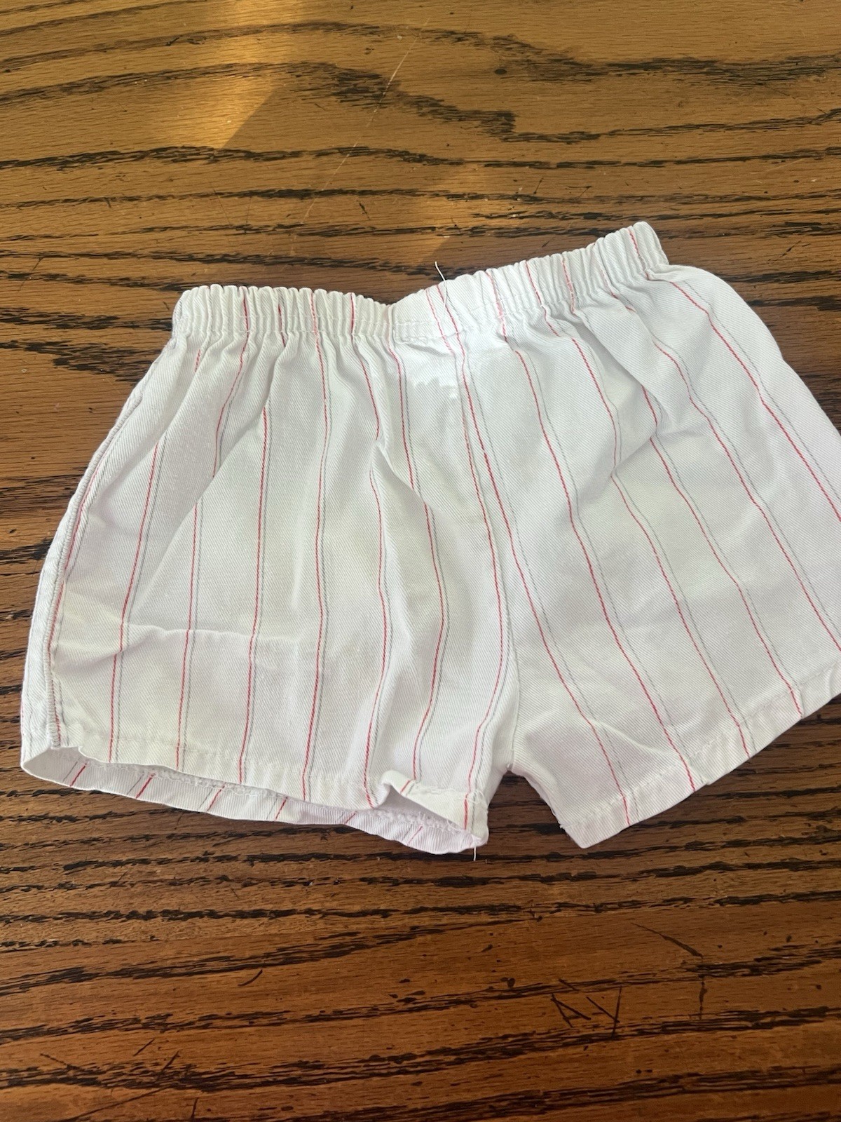 Vintage Judy Philippinc Champ 44 Baseball Outfit Set 12M Pinstripe Baby VTG