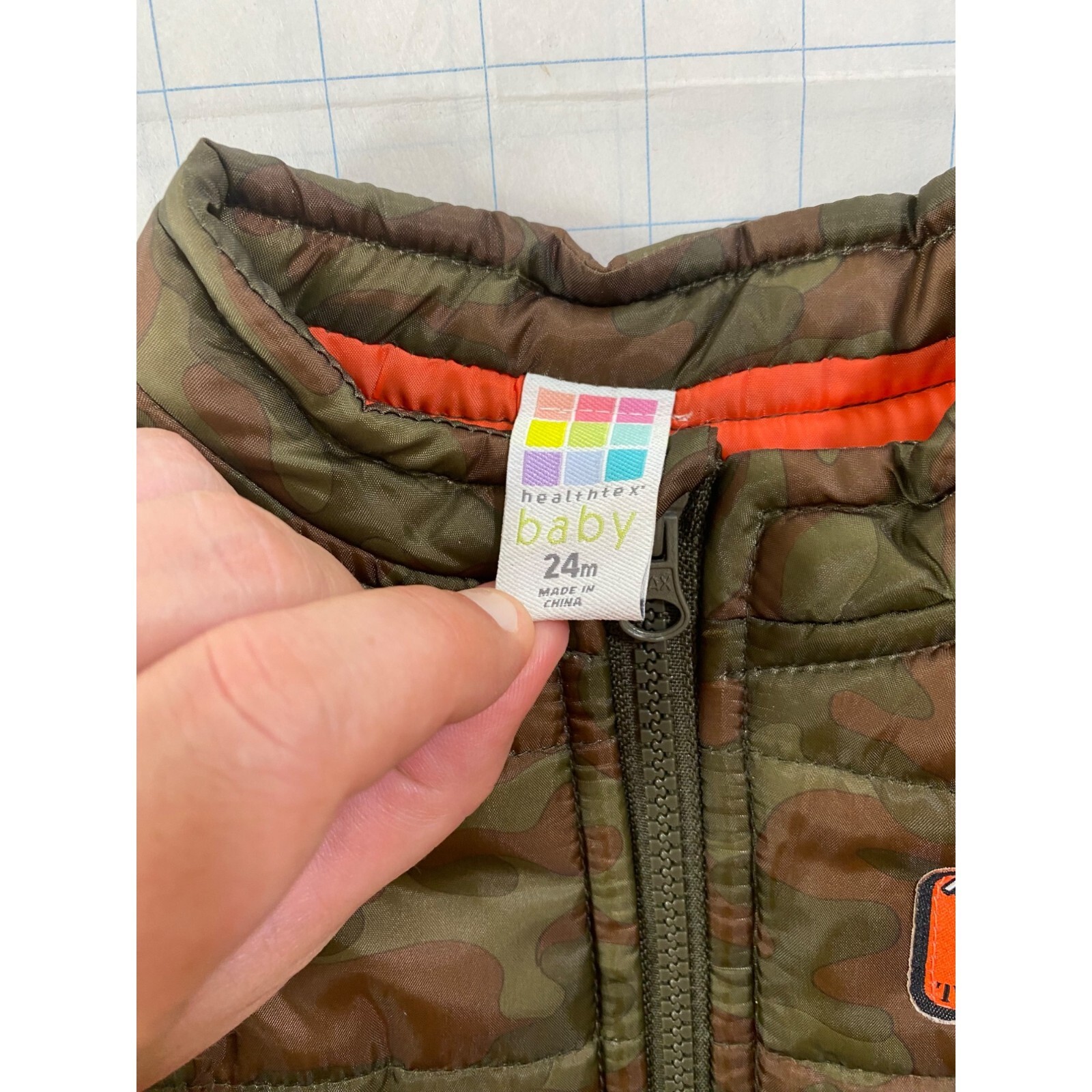 Healthtex Puffer Vest and Shirt Boys 24 Months 2-Piece Set No Pants Green