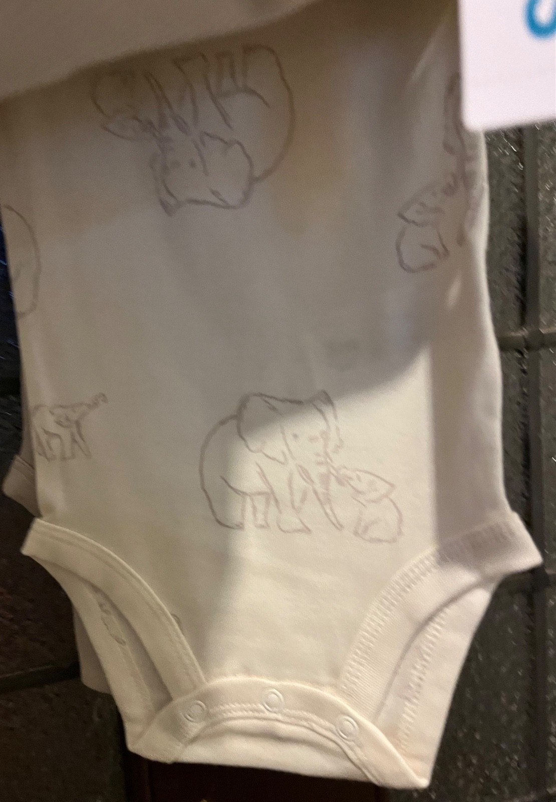 CARTER’S SET OF 5 VESTS ELEPHANT MOTIF 3 MONTHS NEW WITH TAGS UK SELLER