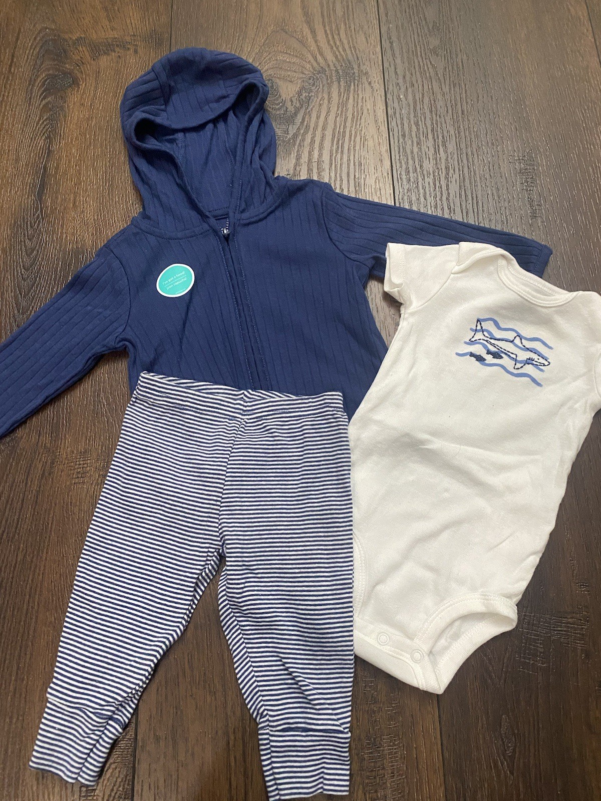 Boys Shirt Sweater And Pants Size 3/6 Months By Carters #7