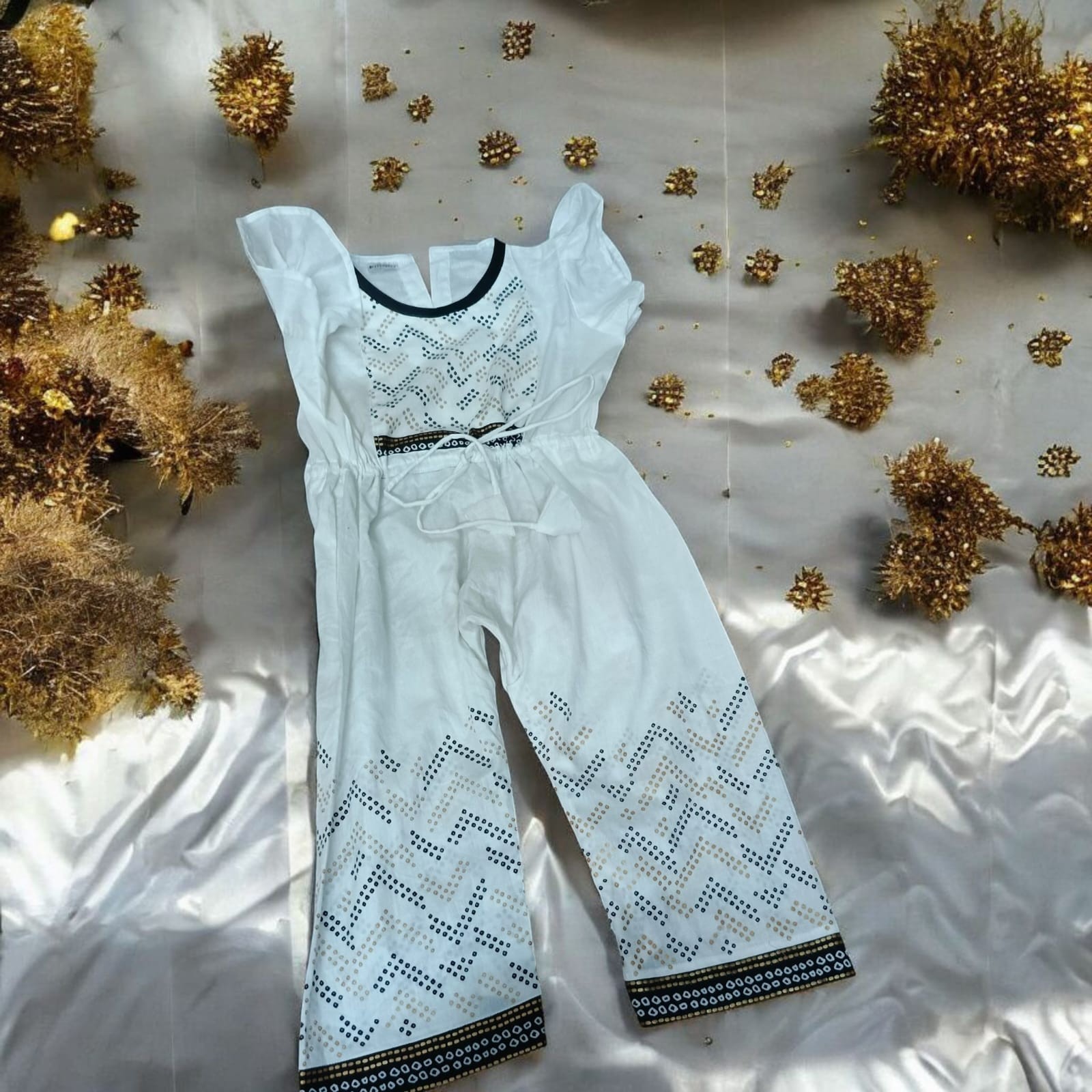 Adorable Baby Girl lawn Jumpsuit Romper