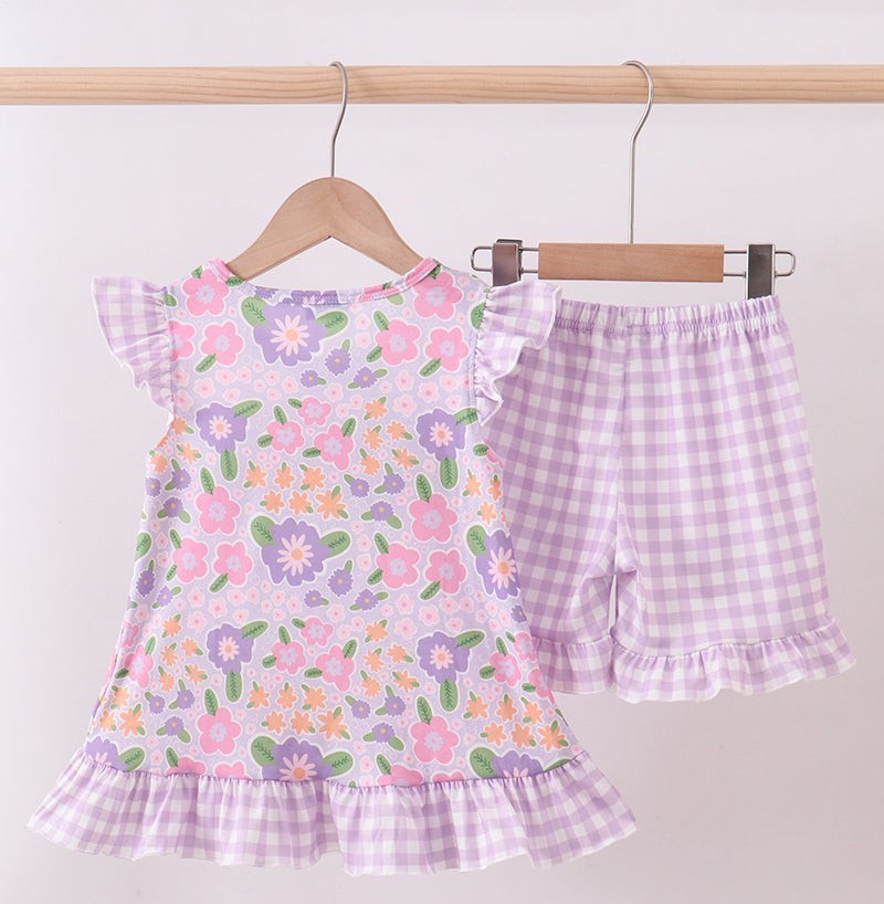 Honeydew Toddler Girl 2 Piece Floral “Jesus Loves Me” Short Set Size 2 NEW