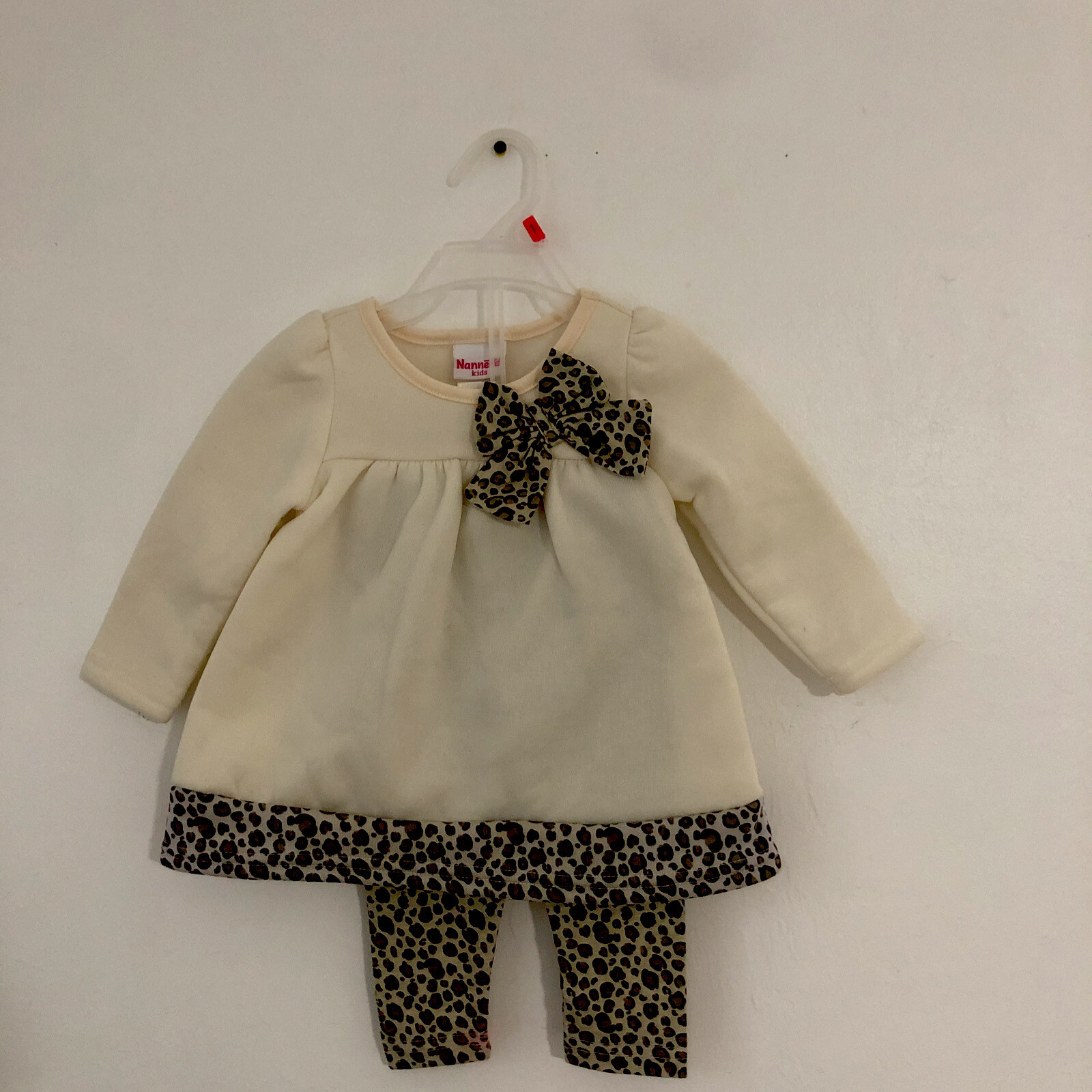 NWT Nannette Kids 2-Piece Fleece Shirt/Tunic & Leggings: Sz 12 (F)