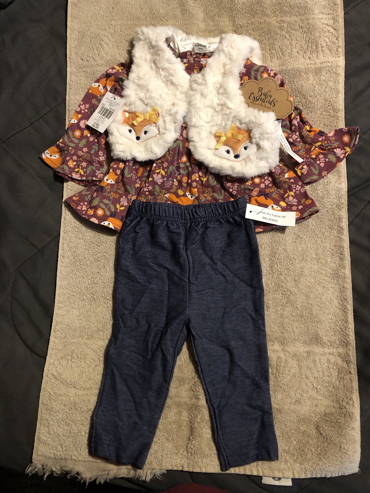 3P Fox Vest Legging Set