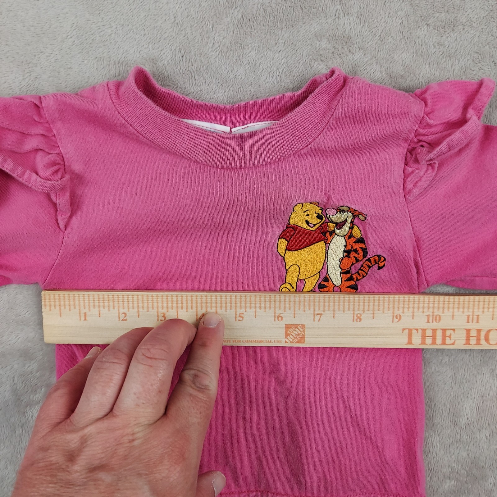 Vintage Disney Winnie the Pooh Tigger Long Sleeve Shirt Pants Set Girls Size 12M