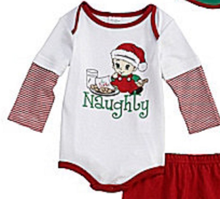 Starting Out Baby Boys 4-Piece Naughty Set Newborn New Red White Green NB