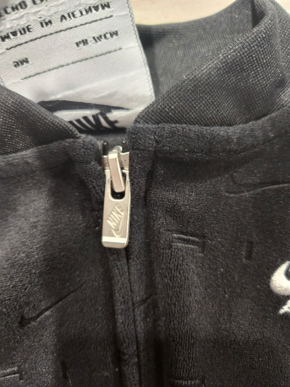 Nike Velour Jacket And Spandex Leggings Outfit 9 Month Old