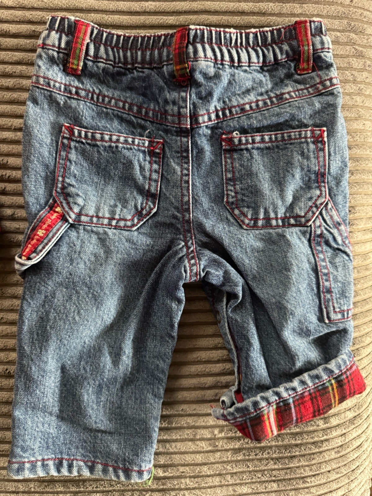 Zara Baby Boy Shirt With Vintage The children’s Place Jeans Size 3-6m