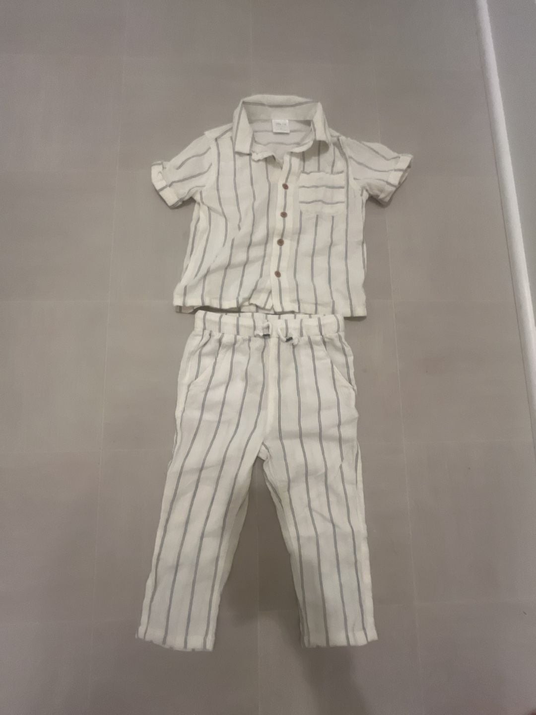 Little Co. by Lauren Conrad Toddler Boys Striped Shirt and Pants Set, Size 3T
