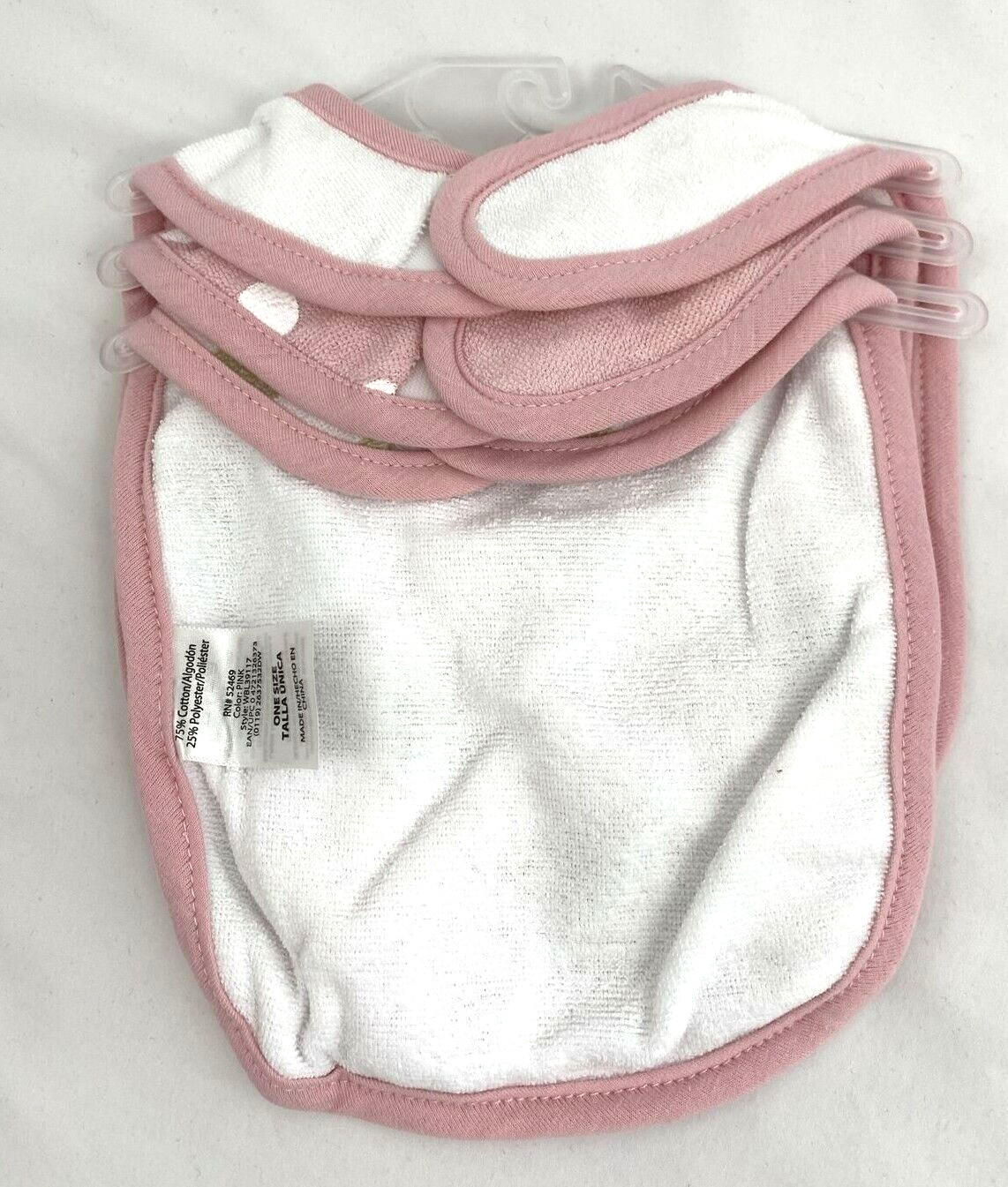 Wonder Nation Baby Girl Sleep ’N Play Cap & Bib Bunny Set 8-Piece