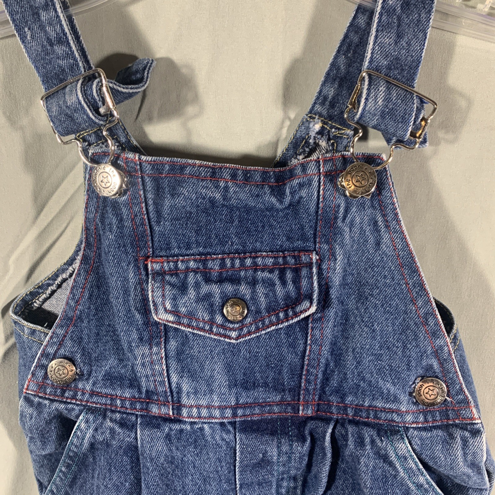 Disney for Sears VINTAGE Overalls 2T Winnie The Pooh toddler