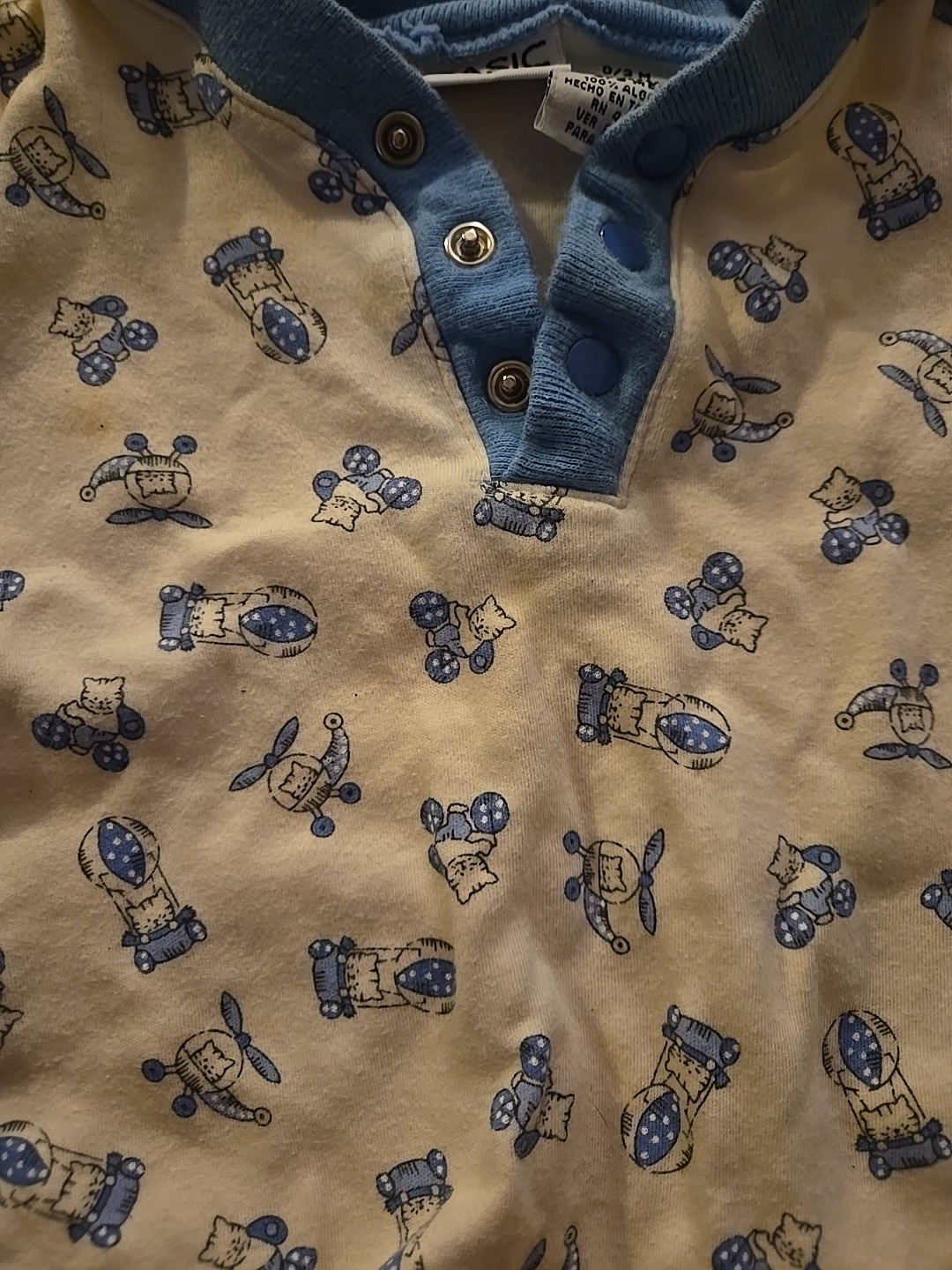 Basic Editions Vintage Cat Baby One-piece Bundle 0-3 Months