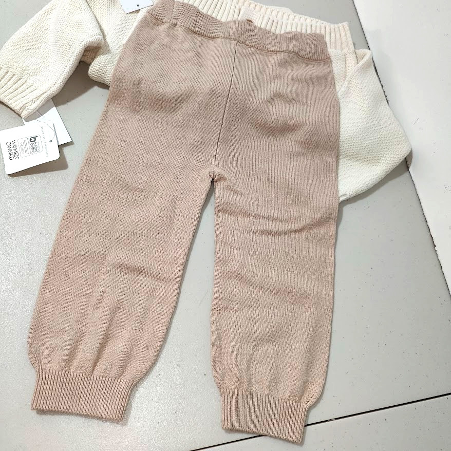 NEW Grayson Mini Baby Cable Cardigan Sweater + Joggers 18 Mo Infant Outfit