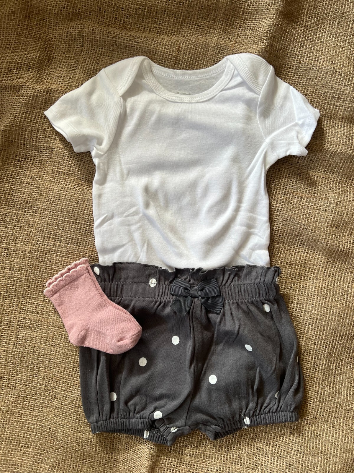 Gerber baby Onesie with matching shorts Baby shower gift birthday gift baby
