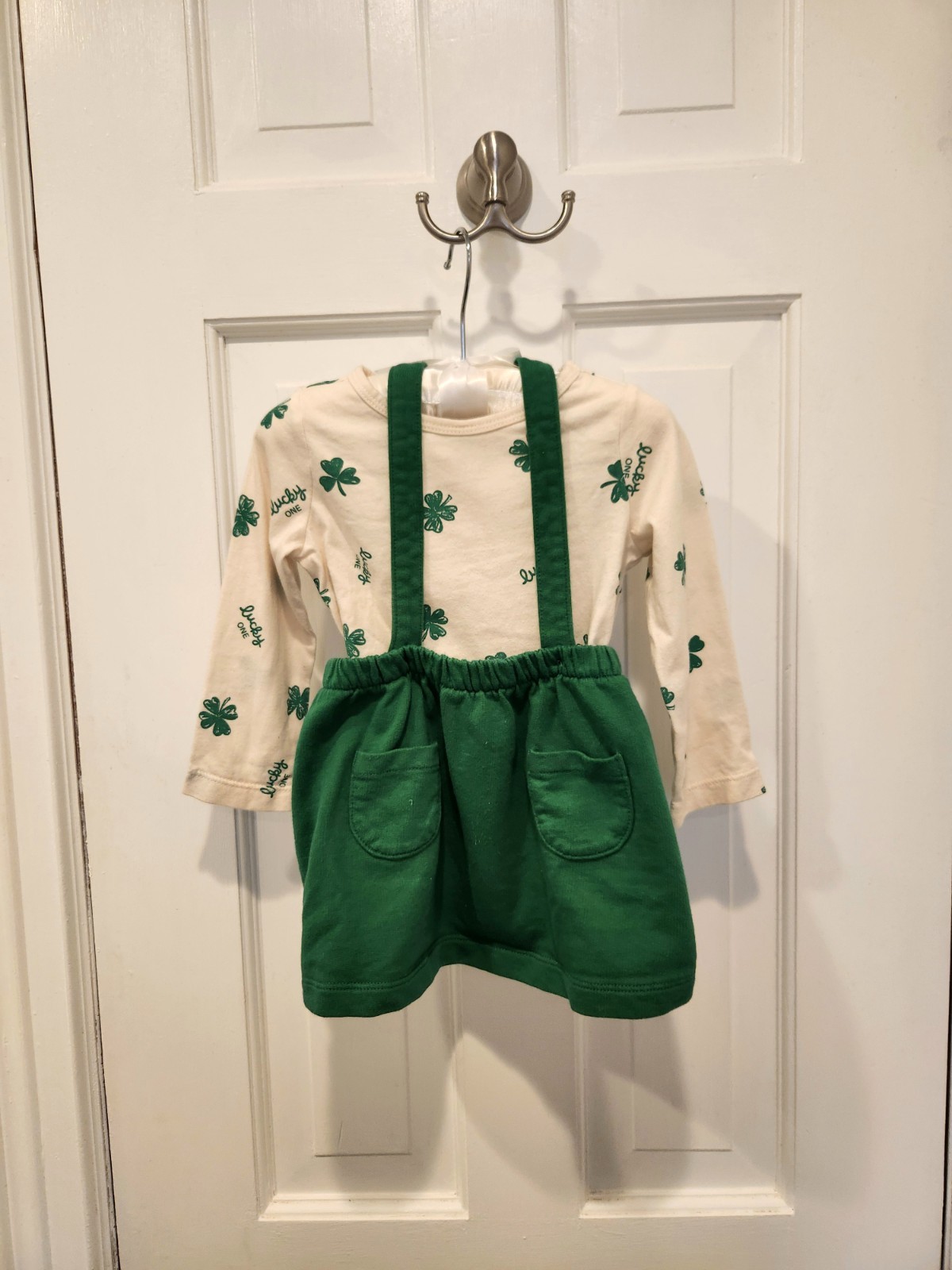 St Patrick’s Day Outfit Baby Girl 12 Months Paddys Irish Shamrock Luck