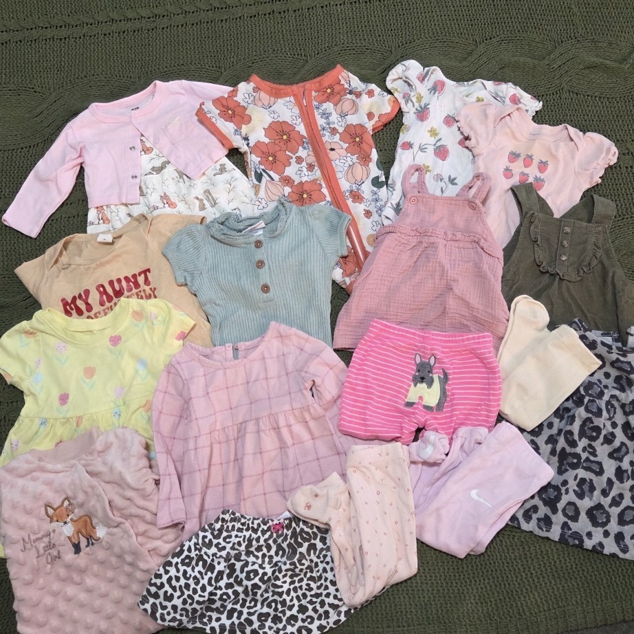 Baby Clothes Mystery Bundle! Girls Size 3-6 Months Mixed Clothes