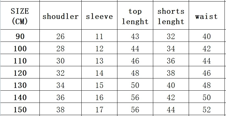 Baby Clothes Set Kid Girls Short Sleeve T-Shirts Top and Shorts Bottom 2 Pieces