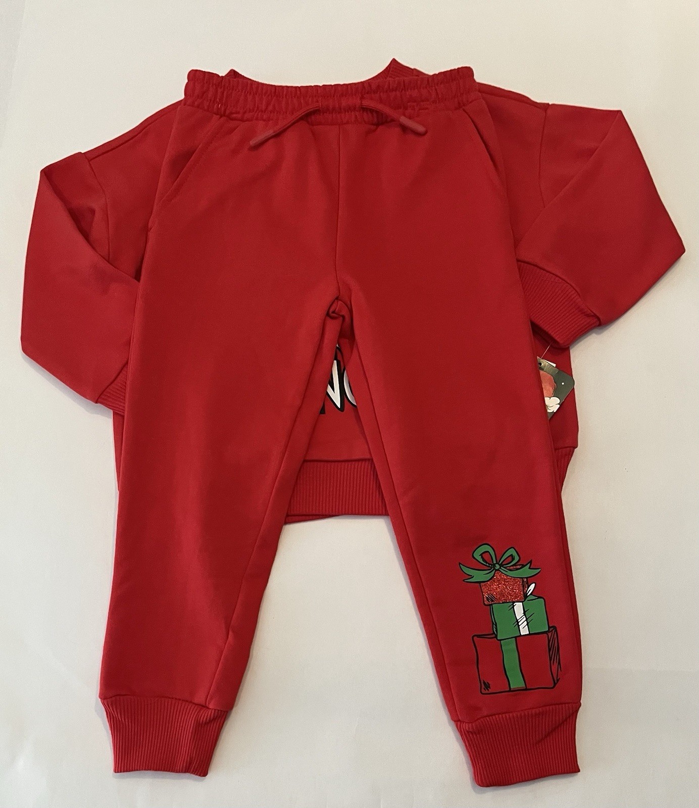 Toddler Boy Girl The Grinch 3T Christmas Pants Sweatshirt 2 PC Set New