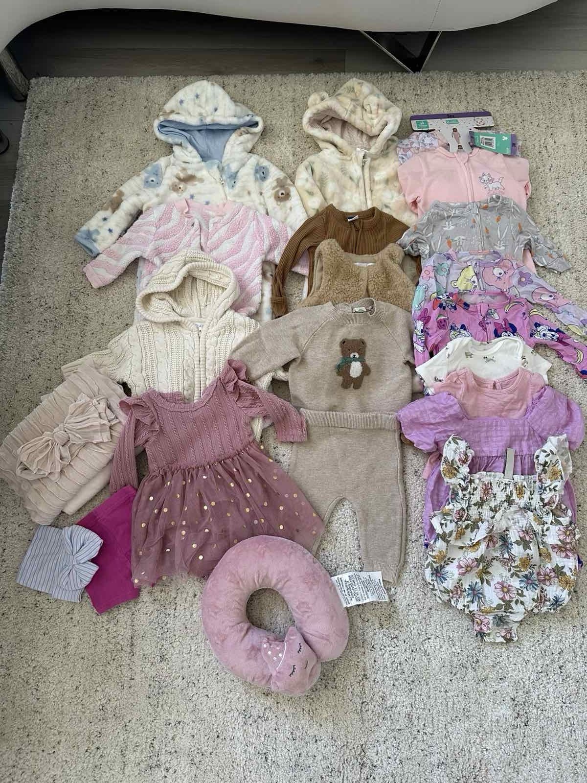 Baby Girl Clothes 0-3 M 20 Pieces