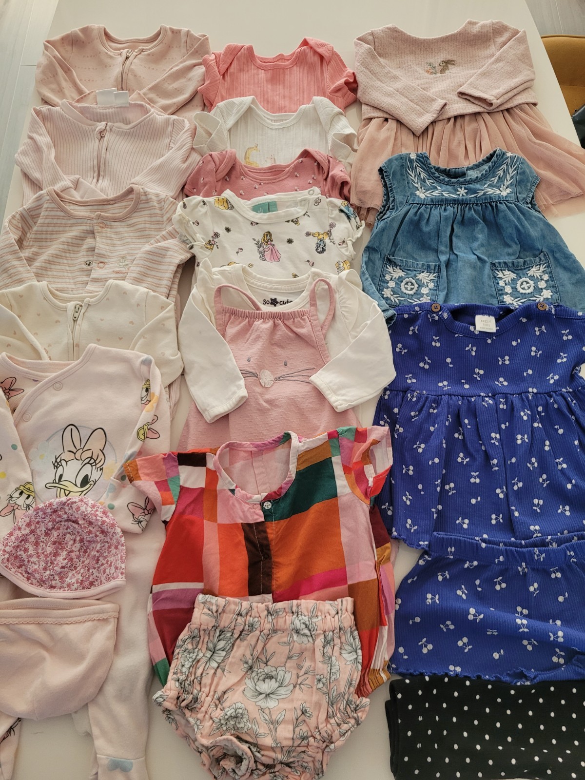 Baby Girls Summer Clothes Bundle Age 0-3 Months