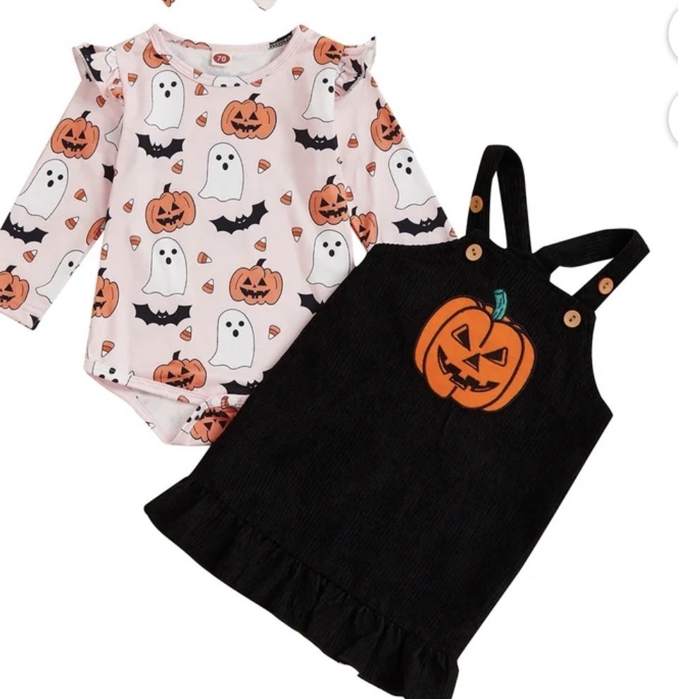 Girls Costume Halloween Outfit 6-12 Months 3pc set