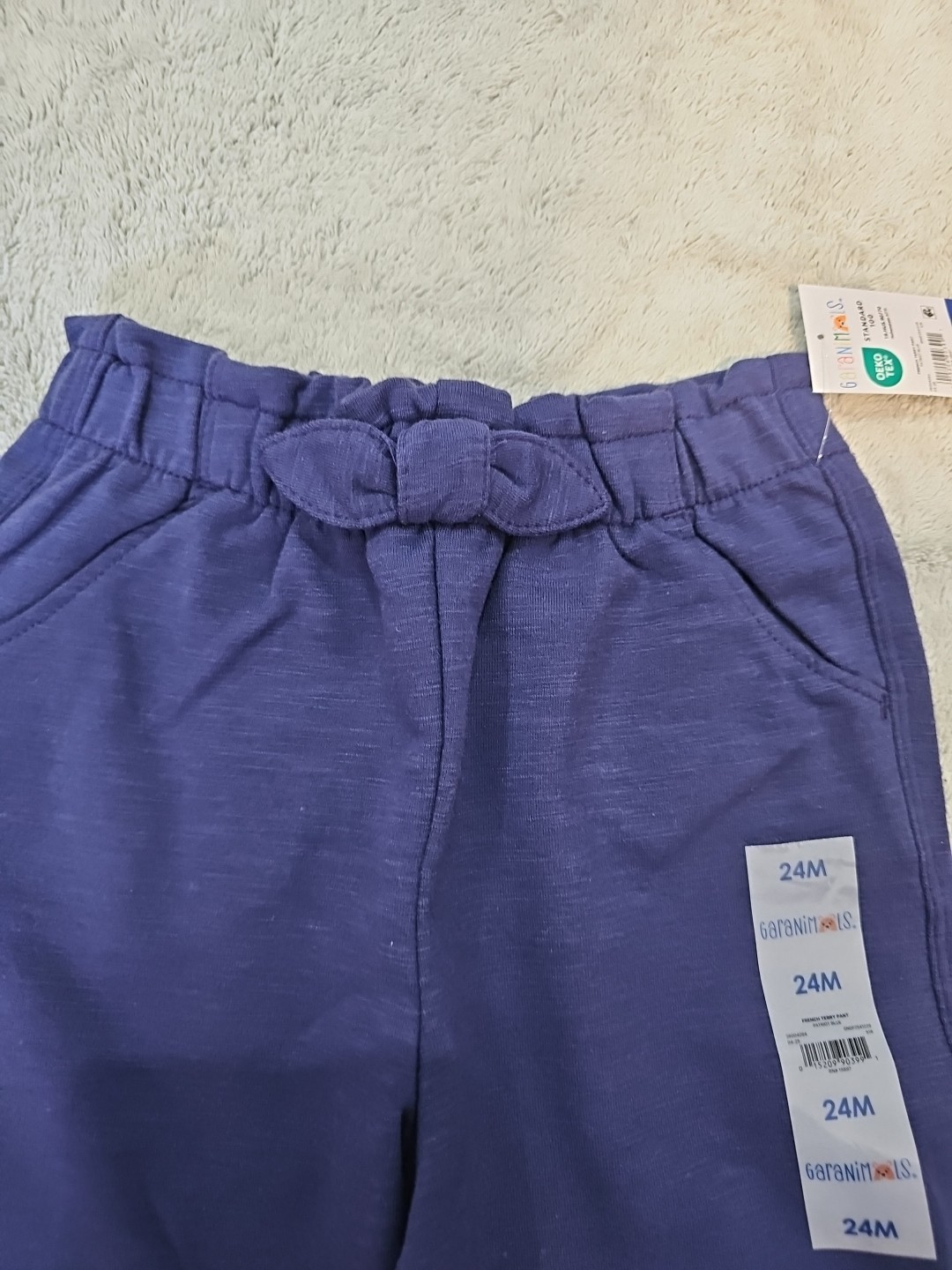 Garanimals Long Sleeves Cream With Butterflies And Blue Pants Size 24M