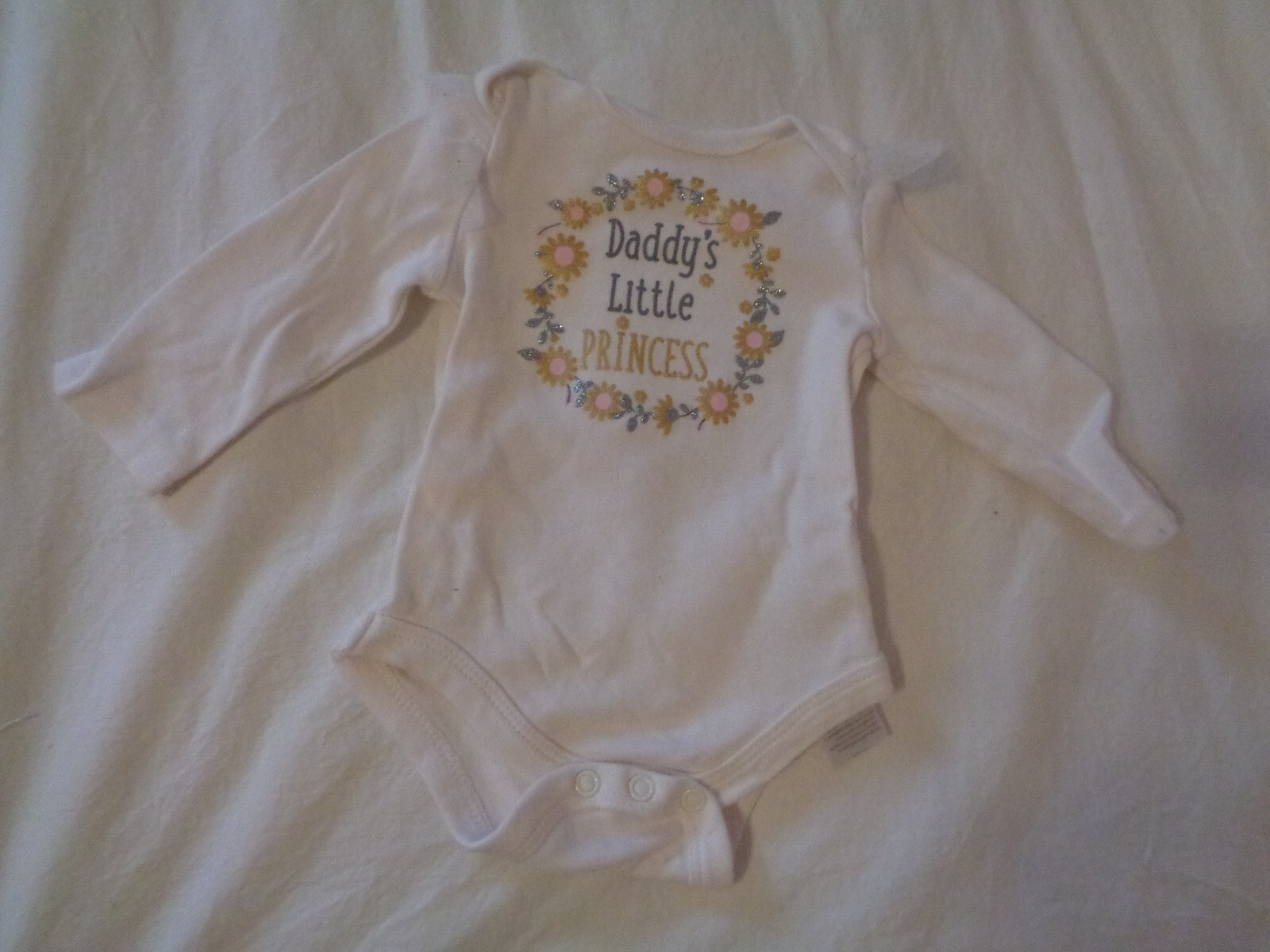 BABY GIRL 0-3 BODYSUIT & TUTU SETS 4 PIECE METALIC GOLD PINK IVORY HEART FLOWERS