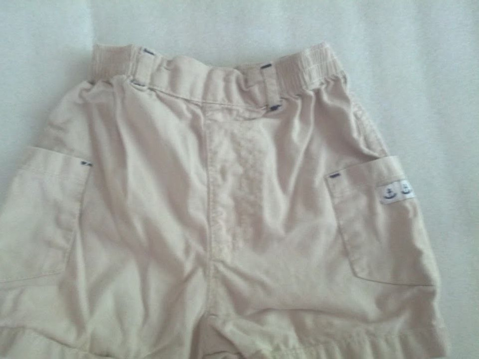 Le Top Boys Navy Short Sleeve Set Sailboat Nautical 6m 100% cotton EUC spring