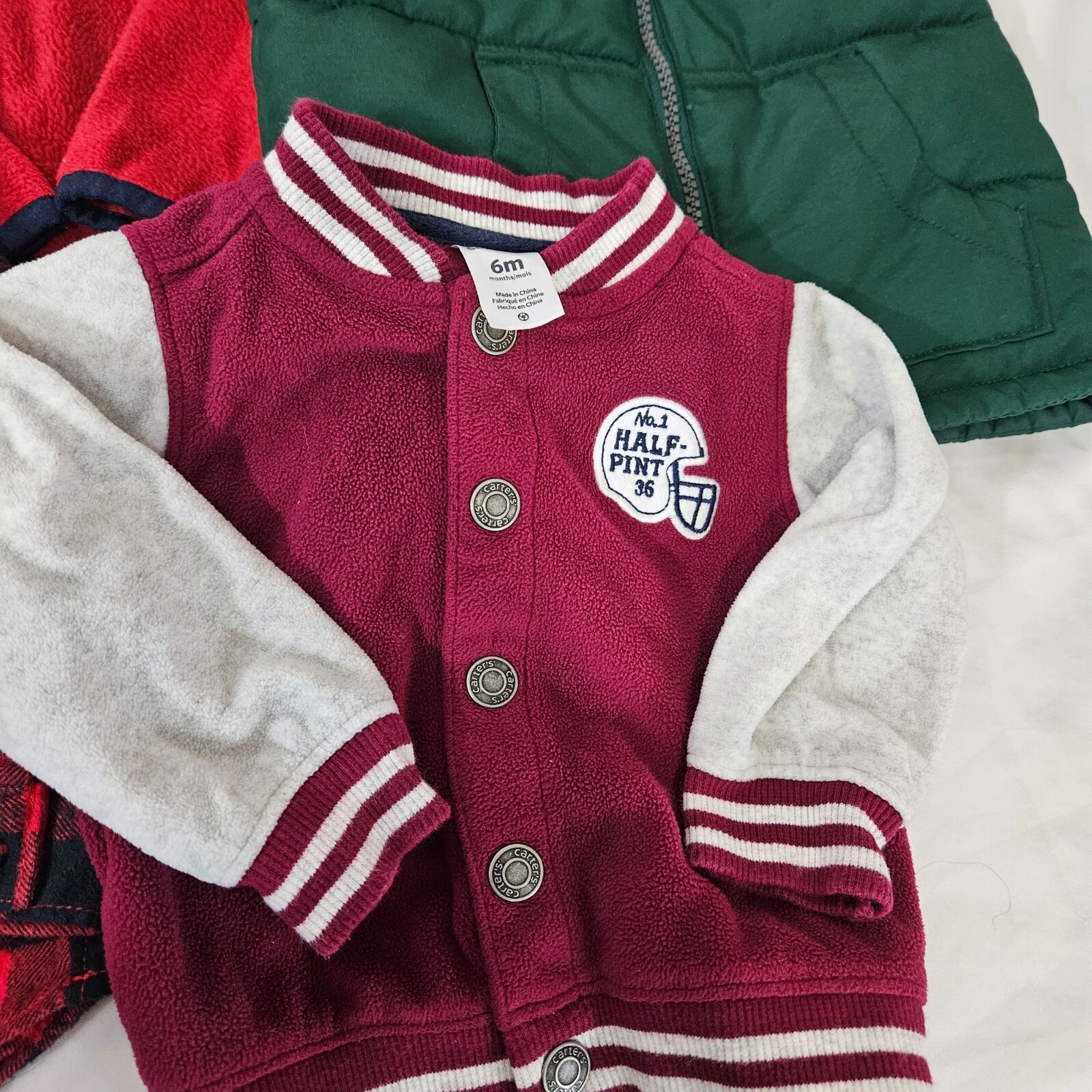 Baby Boys Assorted Outerwear Bundle 5 Pieces Size Range 6M-2T Coats