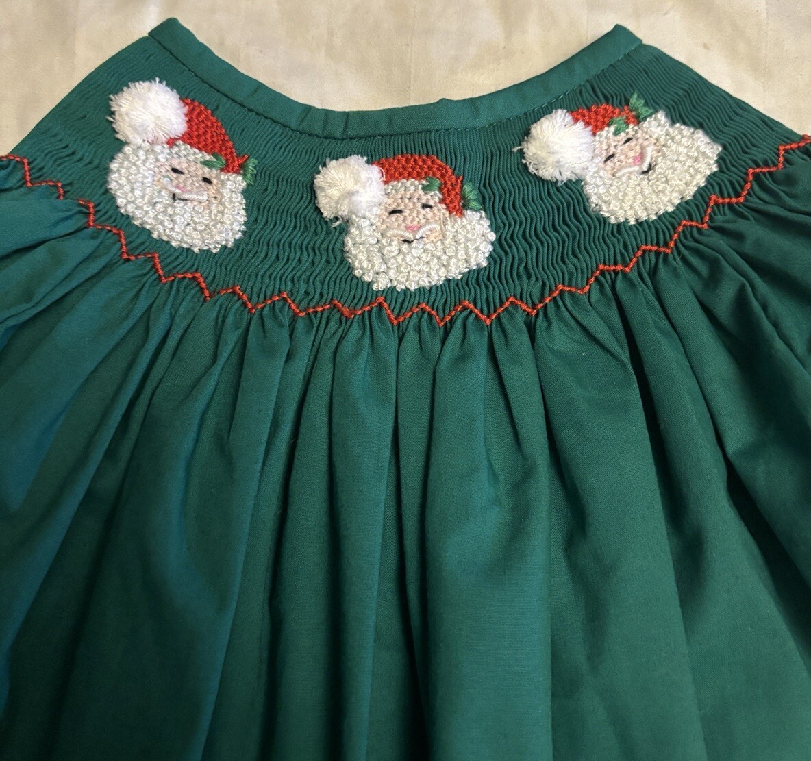 Girls NWT Addie & Hadlie By Smocked A Lot Smocked Pants Set & Top Free Bow 12 Mo