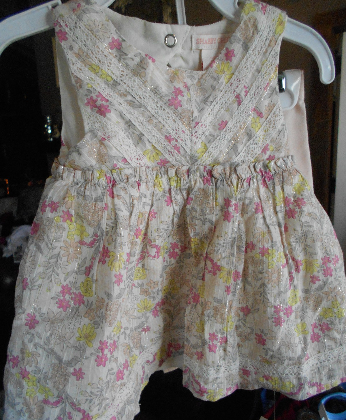 Shabby Chic Baby Girl’s Designer Outfit Set Size 9-12 Month Cottage Core Fairy