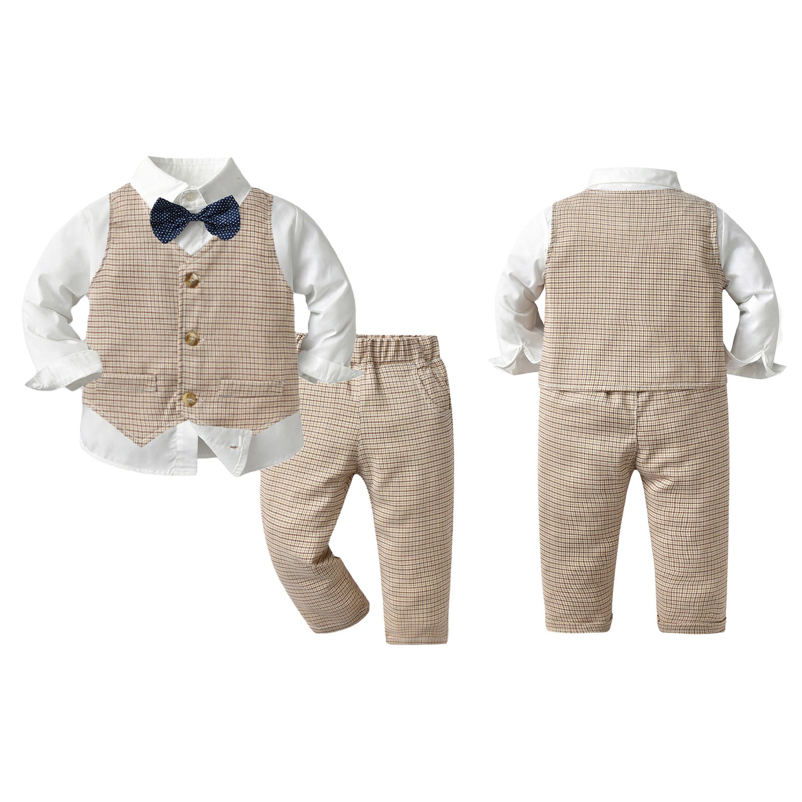 Baby Boys Formal Gentleman Wedding Suit Christening Baptism Outfit Birthday