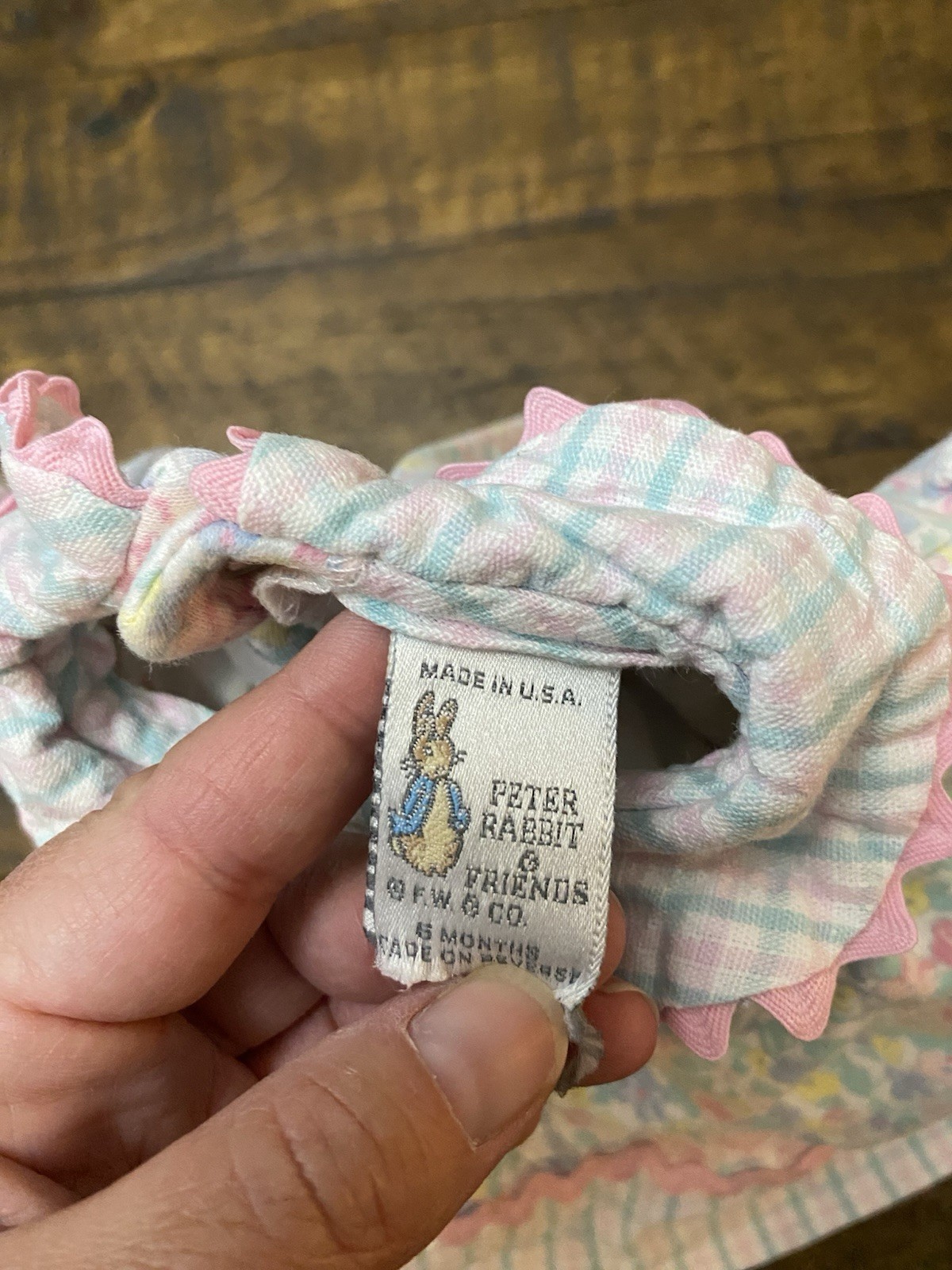 Vintage Peter Rabbit & Friends Peter Rabbit Cotton Romper 6M