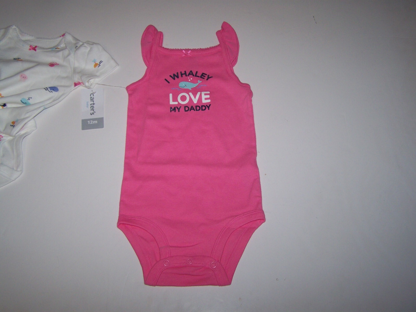 NWT Carter’s Girls 3 Piece Set Size 12M Whale Theme Multicolor