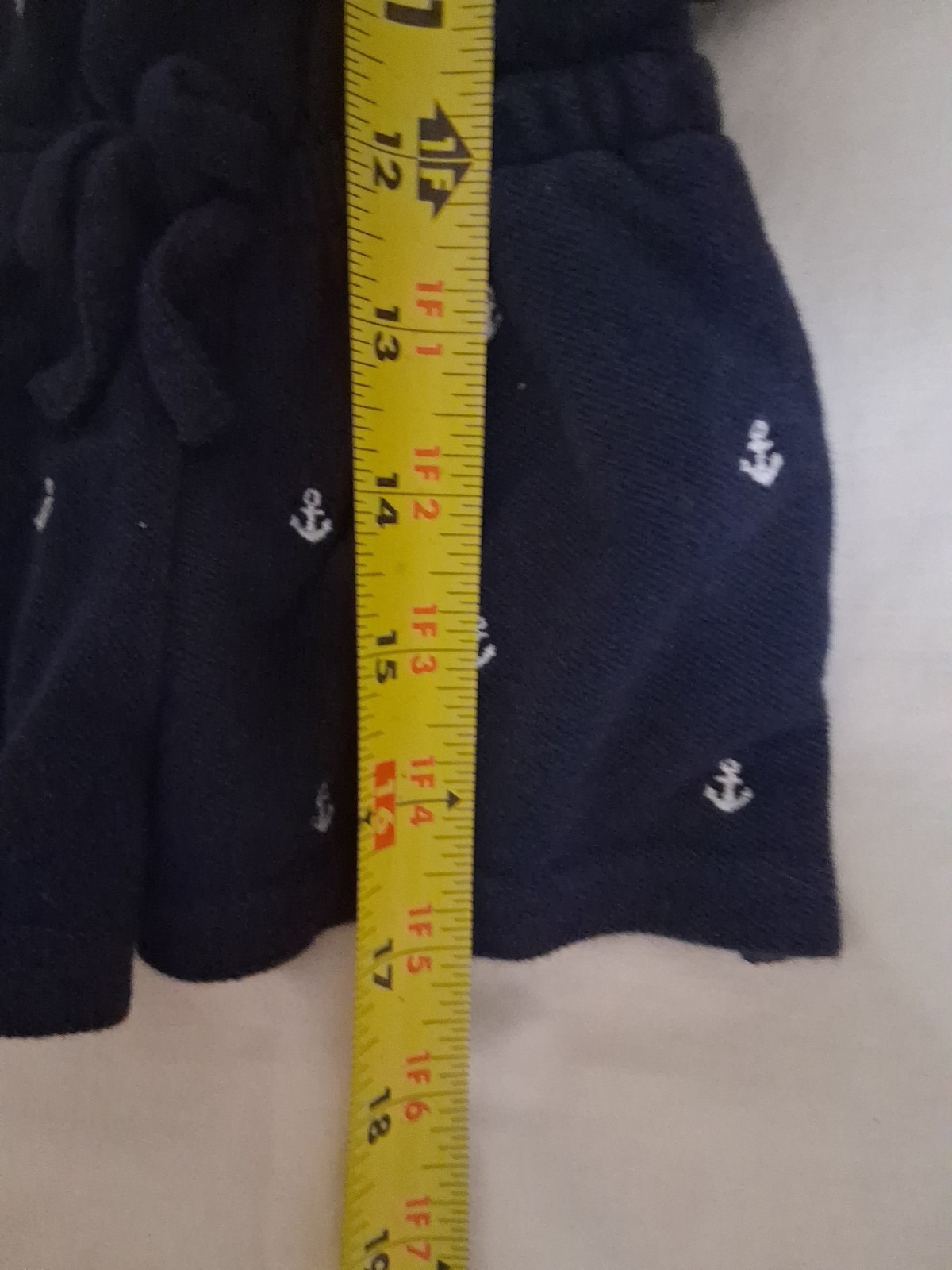 Ralph Lauren Polo Toddlers Girls 2T Blue Striped Anchor’s Nautical Romper Shorts