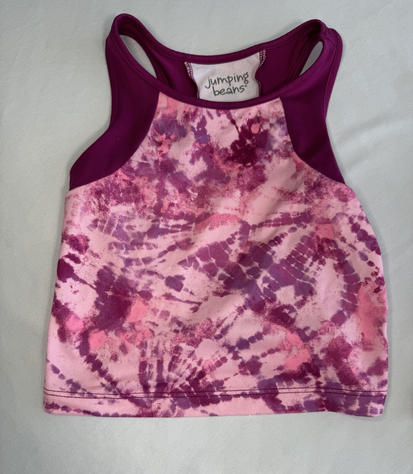 Jumping Beans 2 Pc Active Set Purple Pink Skort Shorts Tank Top Girls Sz 2T