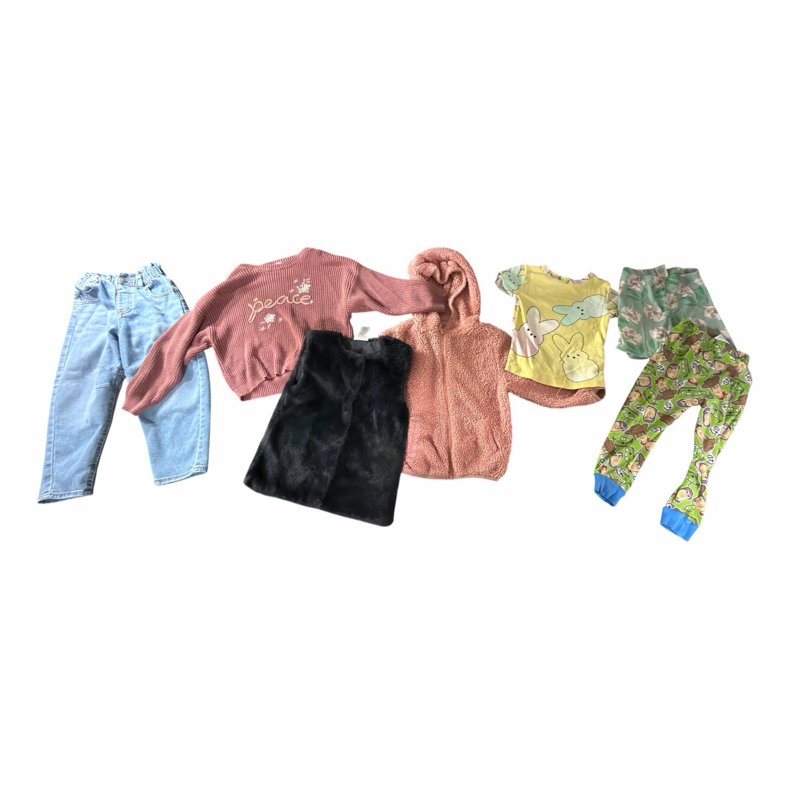 Toddler Girls Mega Bundle (40) | 12M–7Y | Play Clothes + Dresses + Sets