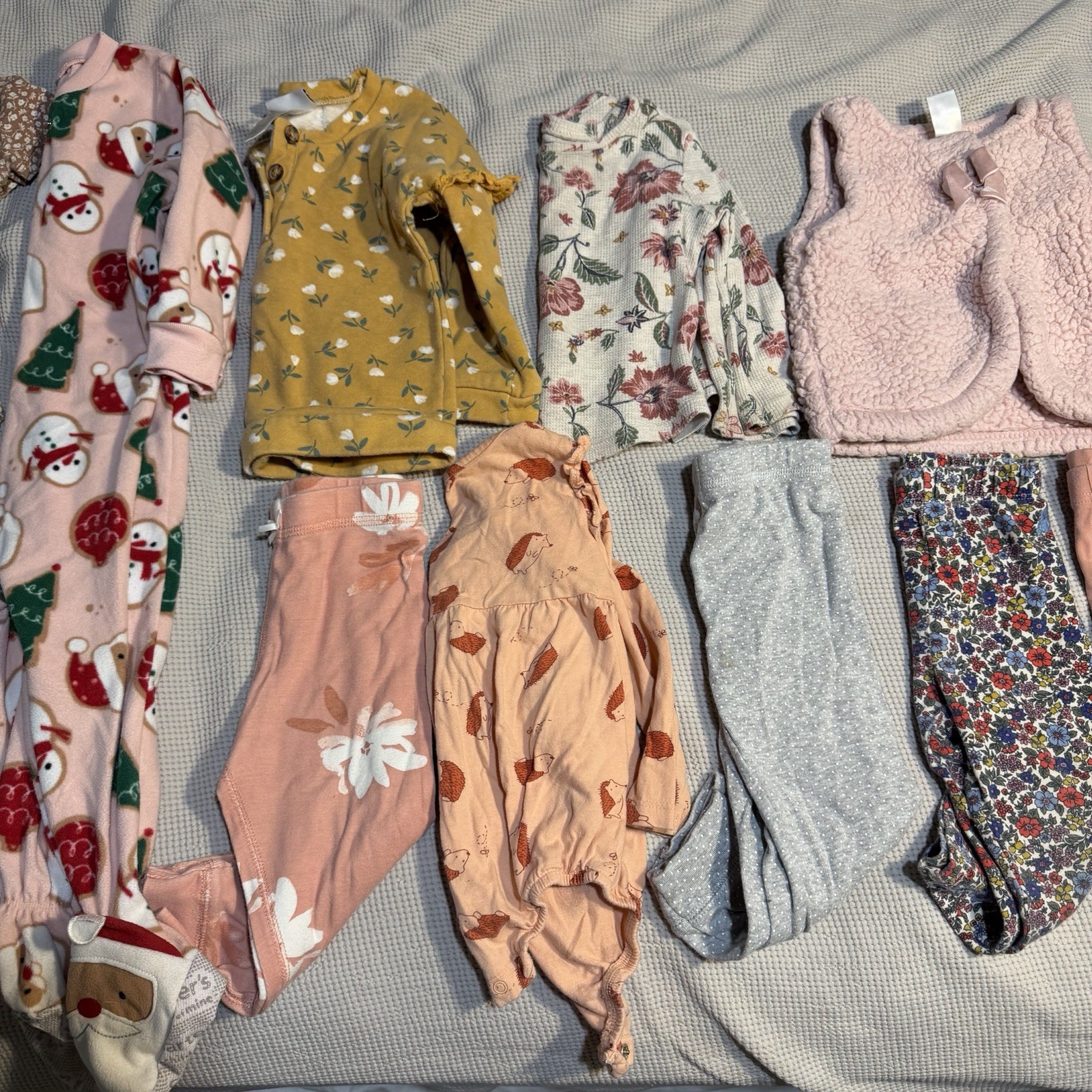 Baby Girl 12-18 Months Outfits Clothes Lot Of 13 Mixed Brands Fall Winter